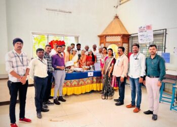 उरुळी कांचन येथील पद्मश्री मणिभाई देसाई महाविद्यालयात फूड फेस्टीवल..