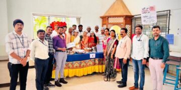 उरुळी कांचन येथील पद्मश्री मणिभाई देसाई महाविद्यालयात फूड फेस्टीवल..