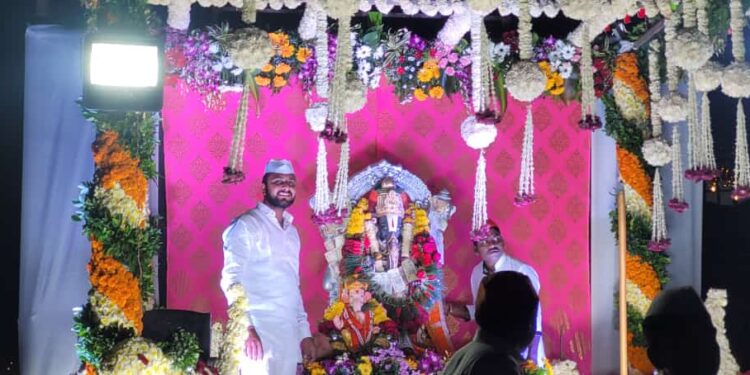 शिवगंगा खोऱ्यातील सात दिवसाच्या बाप्पांना मोठ्या जल्लोषात निरोप सुरुवातीला जल्लोष तर शेवटी निरोप देताना उदासी भक्त