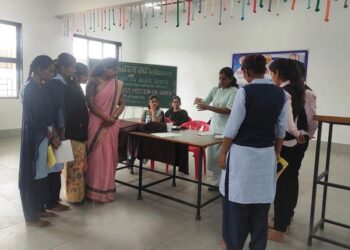 वळसे पाटील महाविद्यालयात महिला आरोग्य शिबिर संपन्न..