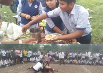 अगदी स्वस्तात आहेत बरं, चणा जोर गरम बाबू…शेंगदाणे घ्या कुणी फुटाणे ; कान्हूर मेसाई येथे विद्यार्थ्यांकडून प्रो-कबड्डी व खाऊगल्लीचे आयोजन..