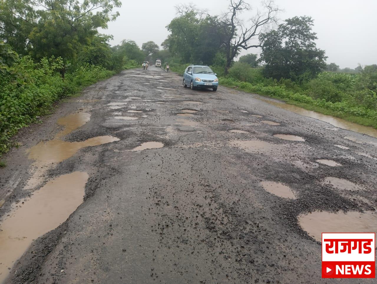 खड्डेच खड्डे चोहीकडे……मग रस्ता गेला कुणीकडे…?