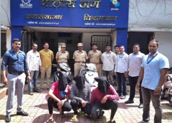 पुणेः सोन्याची चेन चोरणाऱ्या चोरट्यांना पोलिसांनी ठोकल्या बेड्या; विश्रामबाग पोलिसांची कामगिरी
