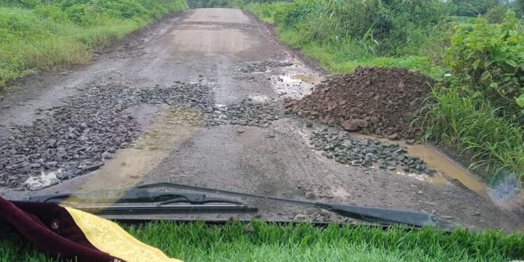 भोर-महुडे मार्गावर खड्ड्यांचे साम्राज्य; नागरिकांच्या सुरक्षेला धोका