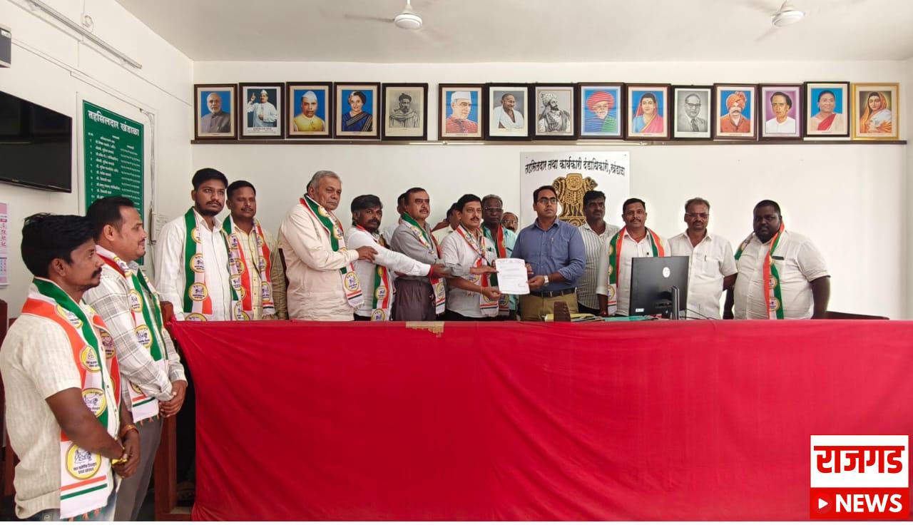 खंडाळाः तालुक्यात ‘ओला दुष्काळ’ जाहीर करावा; राष्ट्रवादी शरद पवार गटाकडून तहसीलदारांना निवेदन