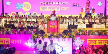 अजित पवारांचं होम पीचवर शक्तिप्रदर्शन, संपूर्ण बारामती न्हालं गुलाबी रंगात