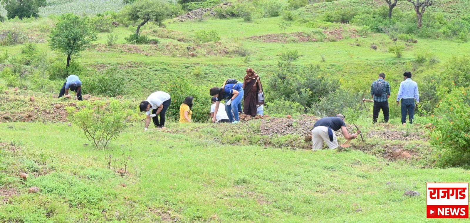 पर्यावरणः वॉटरशेड ऑर्गनायझेशन ट्रस्टच्यावतीने डोंगरावर बियांचे रोपण; कान्हुर मेसाईचा डोंगर देशी झाडांनी नटणार