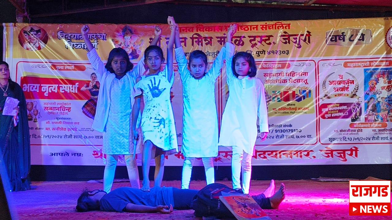 गणेशोत्सवः ‘त्या’ नृत्याविष्काराने सारेजण झाले स्तब्ध; कोलकत्ता, बदलापूर घटनेवर आधारित अनोखा नृत्यप्रकार सादर