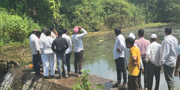 विळखा दूषित पाण्याचाः वेळू येथील शेतकरी व ग्रामस्थ आक्रमक; सांडपाणी, शेणमिश्रित पाणी ओढ्यात सोडले जात असल्याचा आरोप