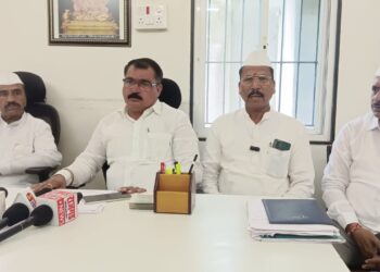 भोरः भाटघर, वीर धरणग्रस्त गावांना नागरी सुविधा पुरवण्यासाठी आमदार संग्राम थोपटेंचा शासनाकडे पाठपुरावा; पत्रकार परिषद घेत काँग्रेस पदाधिकाऱ्यांची माहिती