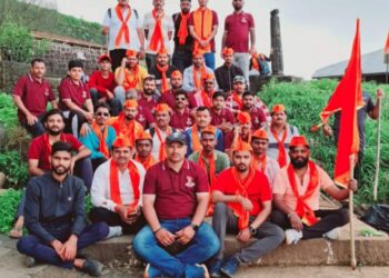 राजगडः किल्ले राजगड स्वच्छता, पदभ्रमंती मोहिम फत्ते; वीर कान्होजीराजे जेधे प्रतिष्ठान पुणे यांच्या वतीने आयोजन