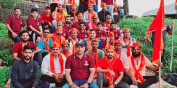 राजगडः किल्ले राजगड स्वच्छता, पदभ्रमंती मोहिम फत्ते; वीर कान्होजीराजे जेधे प्रतिष्ठान पुणे यांच्या वतीने आयोजन