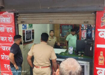 Breaking News: राजगड पोलीस स्टेशनच्या जवळच असलेल्या मध्यविक्री दुकानात चोरी; चोरट्यांनी दुकानाचे शटर तोडून ४ लाख रक्कम केली लंपास