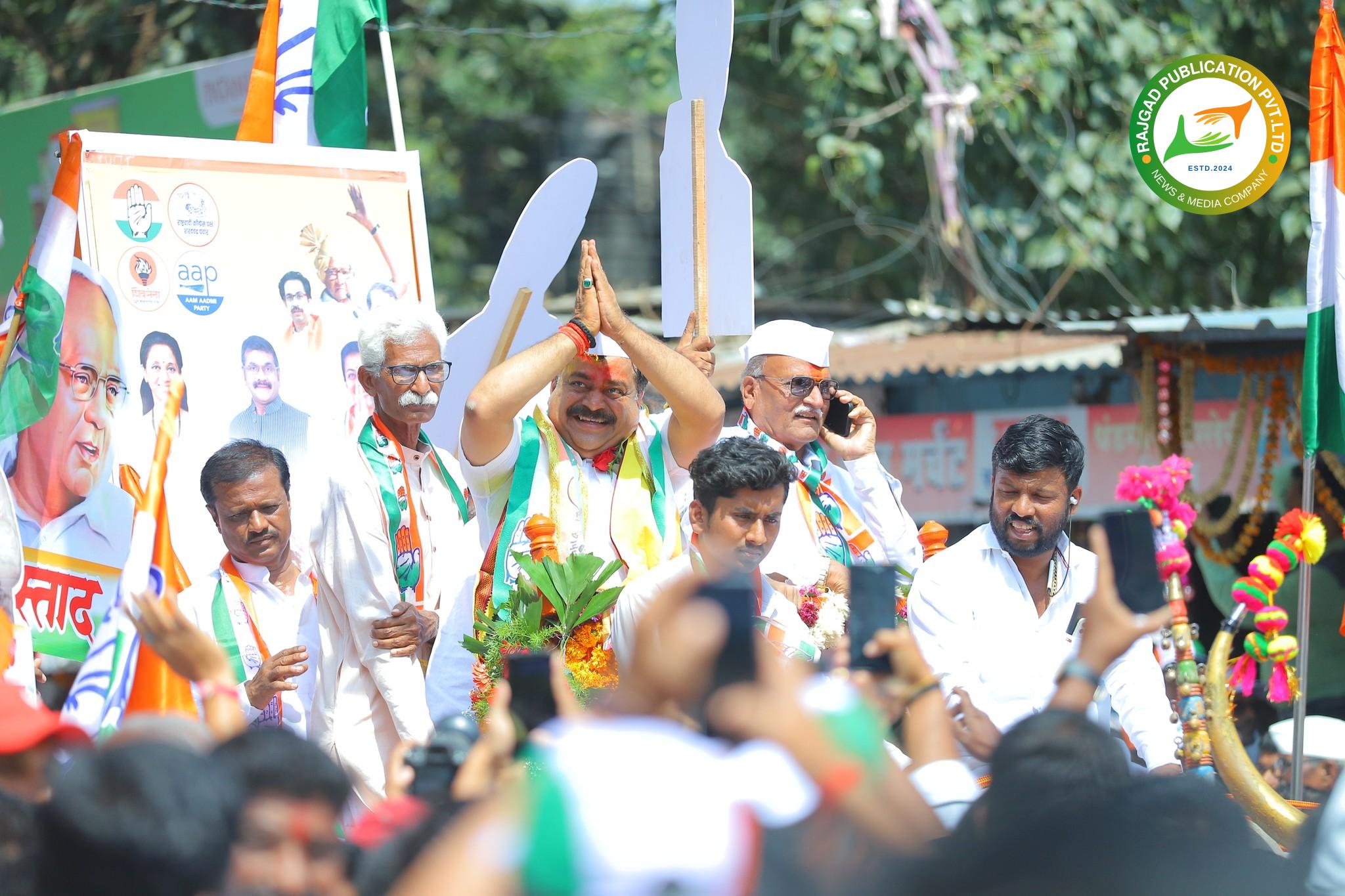 विधानसभेचे रणांगणः माझ्या मागे पवार साहेबांचा हात; पुढ कितीबी येवद्या, त्यांना……आघाडीचे उमेदवार संजय जगताप यांचे सभेतून जोरदार शक्ती प्रदर्शन