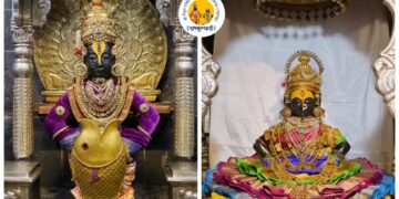 पंढरपूरः अलंकार सुशोभित सजली पंढरीची रुक्मिणीदेवी, तर दिमाखदार पोशाखात शोभले विठ्ठल भारी!