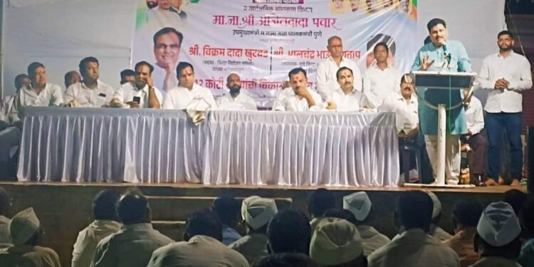 विकास कामांचा शुभारंभः सारोळे येथील न्हावी आणि पेंजळवाडी गावातील विविध विकास कामांसाठी १ कोटी ७७ लाखांची तरतूद