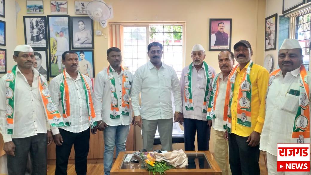 पक्षप्रवेशः रांजणवाडी गावातील अनेकांची आमदार संग्राम थोपटेंना साथ; अनेकांनी केला काँग्रेसमध्ये प्रवेश