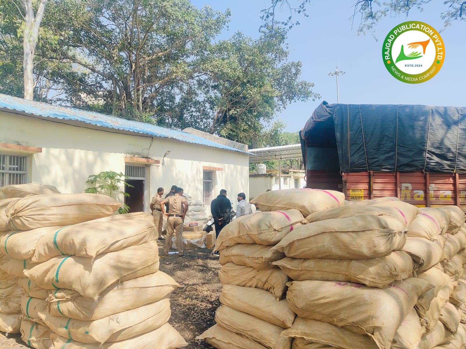 मोठी कारवाई…..! अवैध गुटख्याच्या गाडीवर पोलिसांनी टाकली ‘धाड’; तब्बल १ कोटींच्या मुद्देमालाचं मिळालं ‘घबाड’, पोलिसांची दमदार कामगिरी