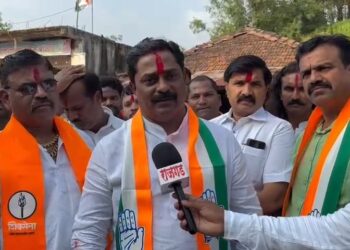 प्रचाराचा आरंभः दुर्गम भागातील प्रचार दौऱ्यात आघाडीचे उमेदवार संग्राम थोपटे यांनी भोर महायुतीच सगळचं काढलं, युतीचे उमेदवार शंकर मांडेकरांना केला प्रश्न