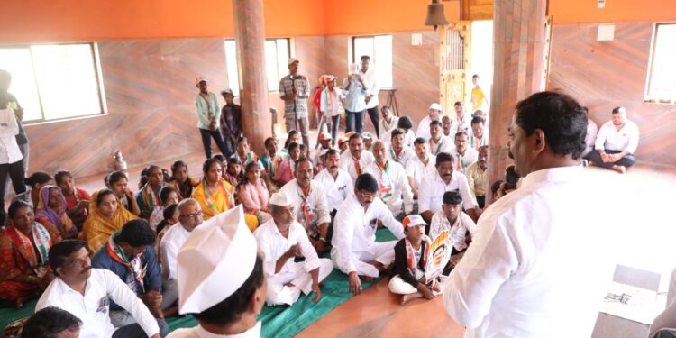 प्रचार दौराः हिरडस मावळ भागातील नागरिकांचे पाठबळ सदैव पाठीशीः संग्राम थोपटेंचा विश्वास; राज्यात आघाडीचे सरकार येणारः थोपटे