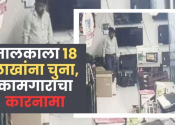 पगार वाढवला नाही म्हणून कामगाराने इलेक्ट्रॅानिक दुकानातील वस्तूंचे केले नुकसान; मालकाला मोठा आर्थिंक भुर्दंड