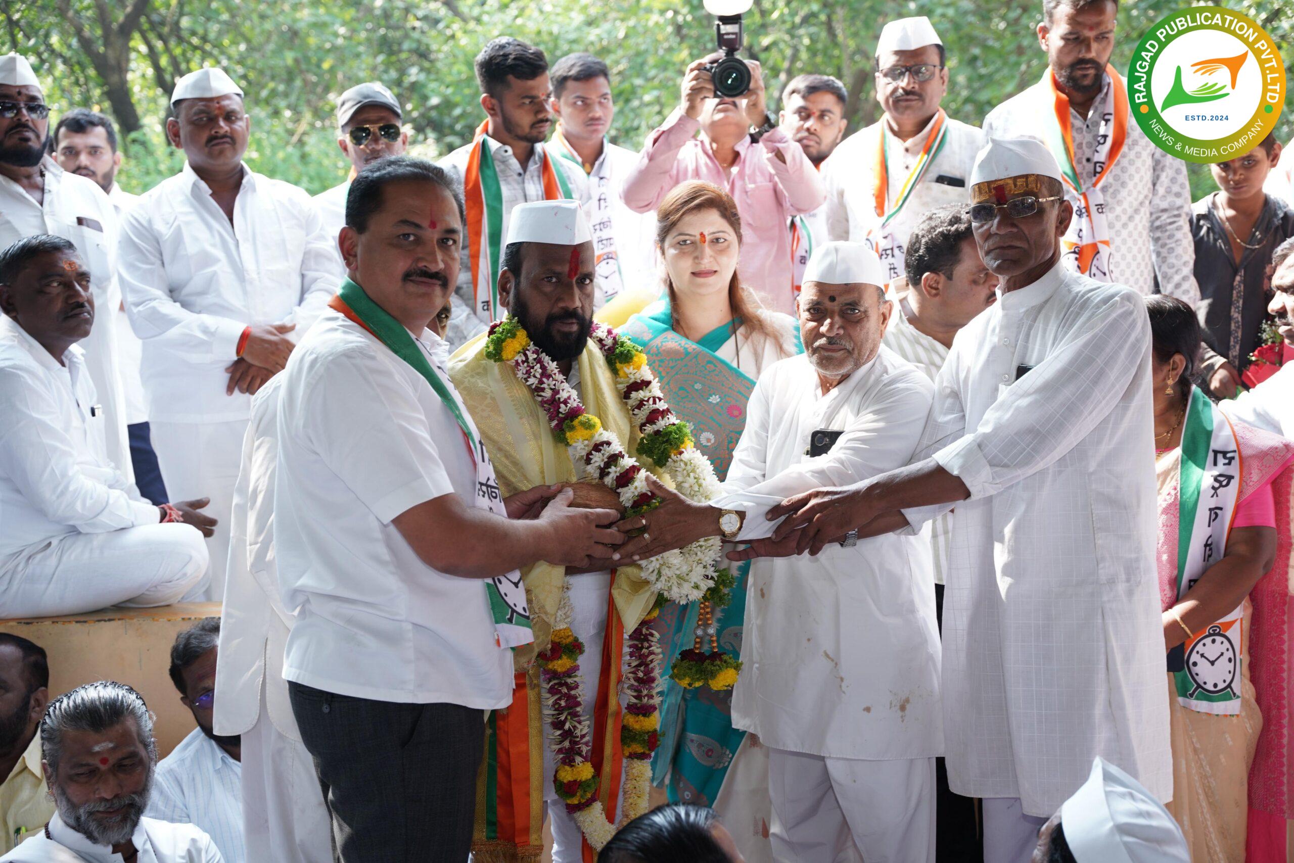 भोर विधानसभा युतीचे उमेदवार शंकर मांडेकर यांच्याकडून प्रचाराचा शुभारंभ; राष्ट्रवादी महिला प्रदेशाध्यक्षा रूपाली चाकणकर यांची विशेष उपस्थिती