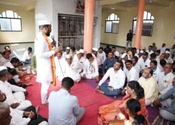 गावभेट दौराः संधी दिल्यास मतदार संघाला वेगळ्या उंचीवर नेणारः शंकर मांडेकर यांची मतदारांना आर्त हाक; दुर्लक्ष केल्यामुळेच मतदार संघात मूलभूत सुविधांचा अभावः मांडेकर
