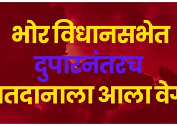 भोर विधानसभेतील मतदारांना दुपारनंतरच आली ‘जाग’; ‘इतके’ टक्के झाले मतदान, दुर्गम भागातील मतदारांचा उस्फुर्त प्रतिसाद