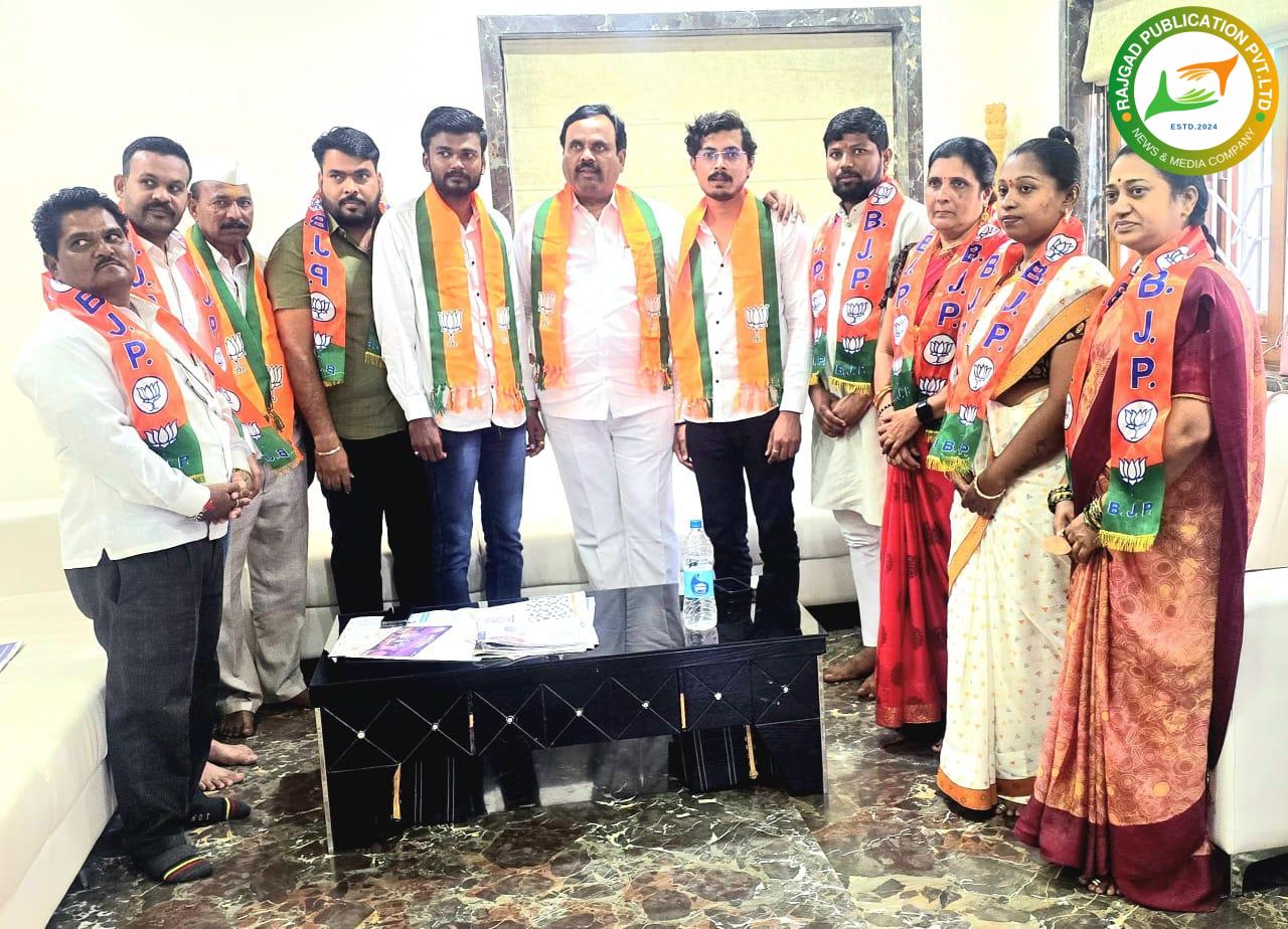 जेजुरीः राष्ट्रवादी काँग्रेसच्या कार्यकर्त्यांचा भाजपामध्ये प्रवेश