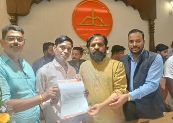 गणेश शरदराव निगडे यांची शिवसेना उपजिल्हाप्रमुखपदी फेरनियुक्ती