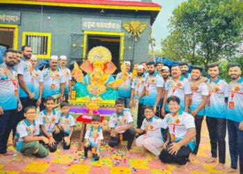 अंगसुळेतील काळेश्वरी सार्वजनिक गणेशोत्सव मंडळाचे रौप्यमहोत्सवी वर्ष