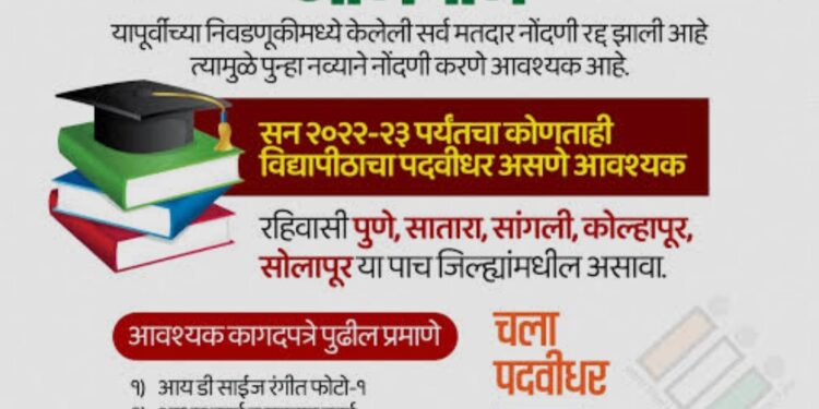 Bhor – भोरला पदवीधर आणि शिक्षक मतदार संघासाठी मतदार नोंदणीसाठी पदवीधरांना आवाहन