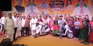 महिला सबलीकरणाचे पहिले पाऊल – पोपटराव सुके  ‘होम मिनिस्टर – खेळ पैठणीचा’ कार्यक्रम उत्साहात संपन्न