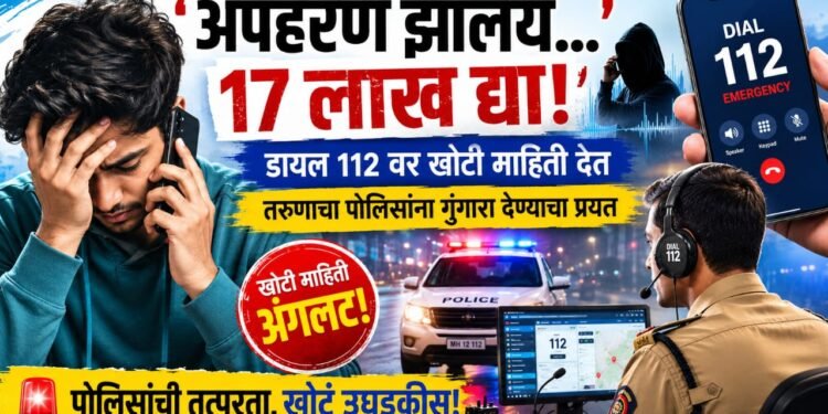 ‘अपहरण झालंय… १७ लाख द्या!’; डायल ११२ वर खोटी माहिती देत तरुणाचा पोलिसांना गुंगारा देण्याचा प्रयत्न अंगलट